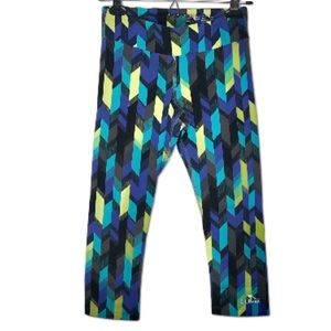 L.L. Bean Geometric Neon Crop | XXS